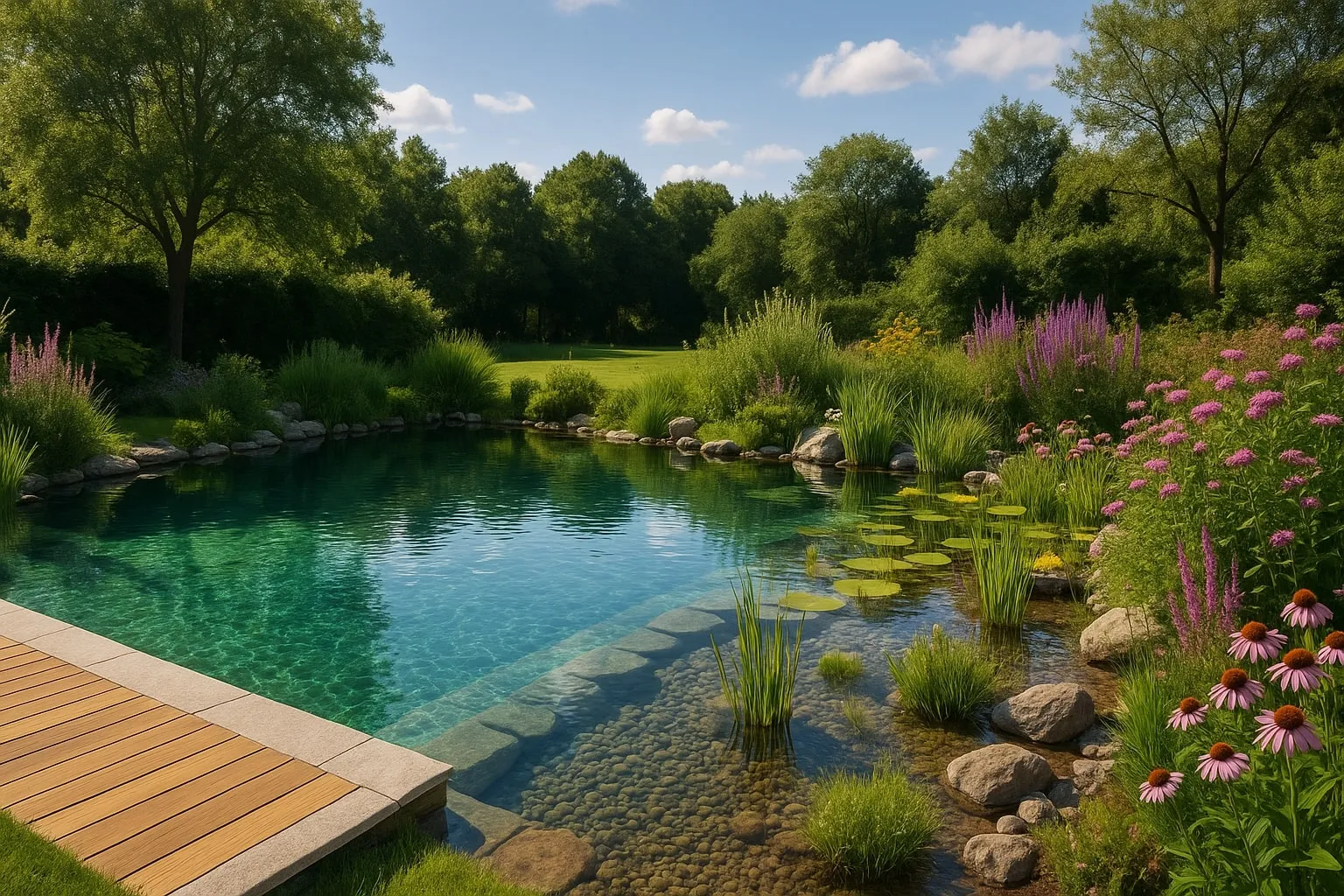 Anlägga naturpool – så skapar du ett kemikaliefritt och vackert alternativ till vanlig pool