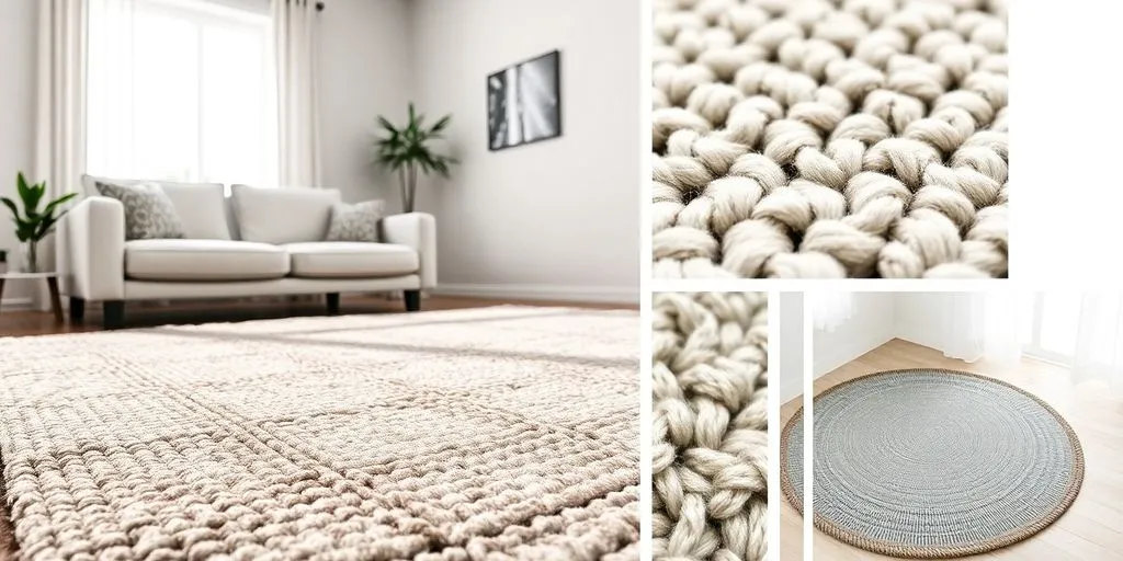 Olika IKEA mattor i hemmiljöer.
