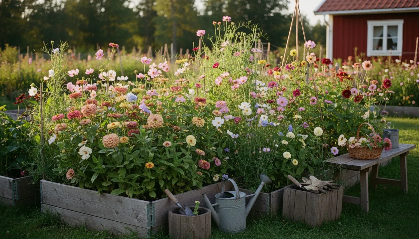 Lär dig odla egna snittblommor - komplett guide
