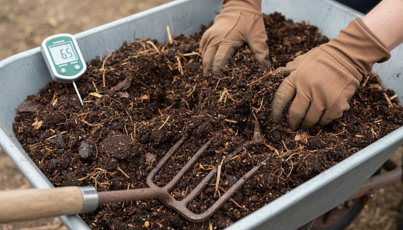 Jordförberedelse vid odling av snittblommor