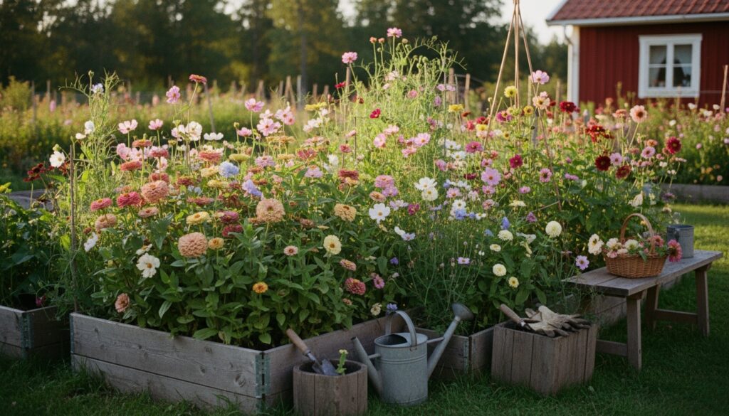 Lär dig odla egna snittblommor - komplett guide