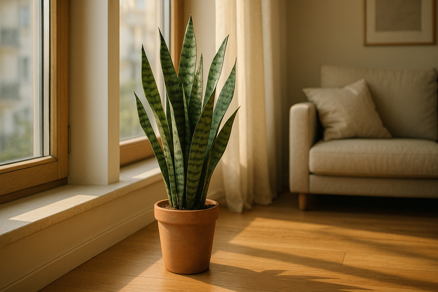 Sköta och odla svärmorstunga inomhus