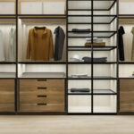 Walk in closet platsbyggd garderob