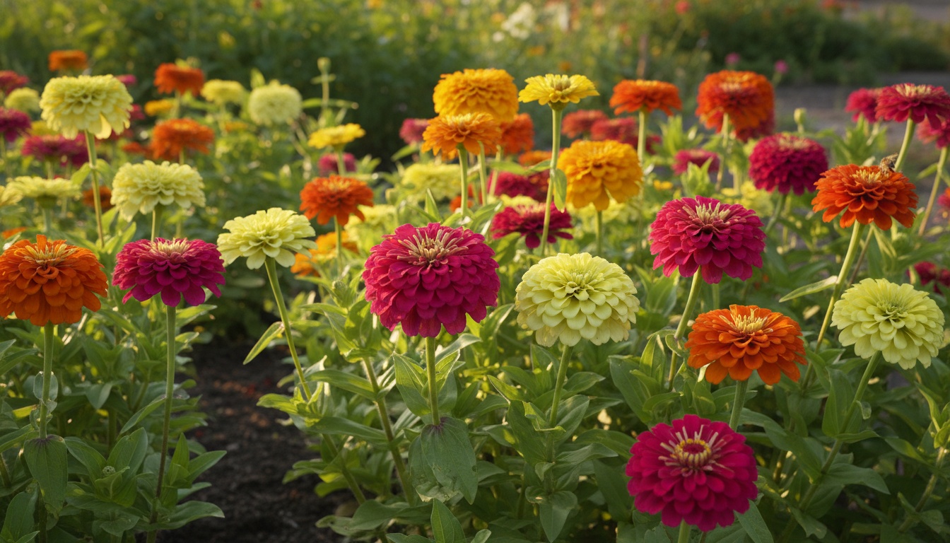 Zinnia snittblommor
